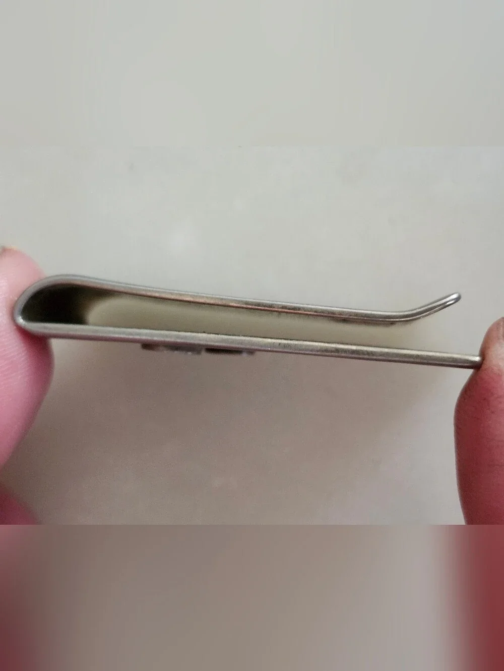 Vintage Silver Tone 'Going Going Gone' Money Clip